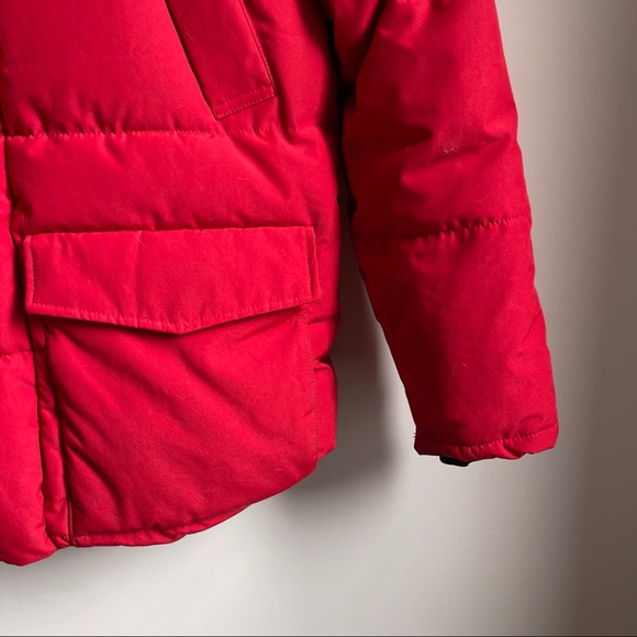 H&M Warm Puffer Mens Jacket Red Size Medium - Picture 7 of 9